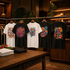 T-shirt Fleurs Tropicales NDC