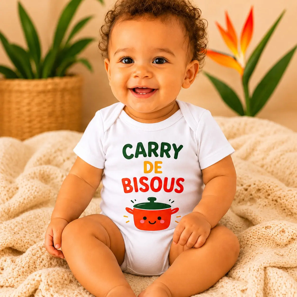 Body bébé NDC — Carry de bisous
