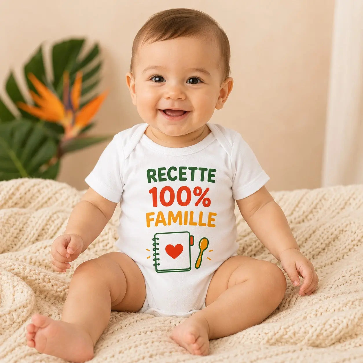 Body bébé NDC — Recette 100 pour cent famille blanc - porté mannequin bébé