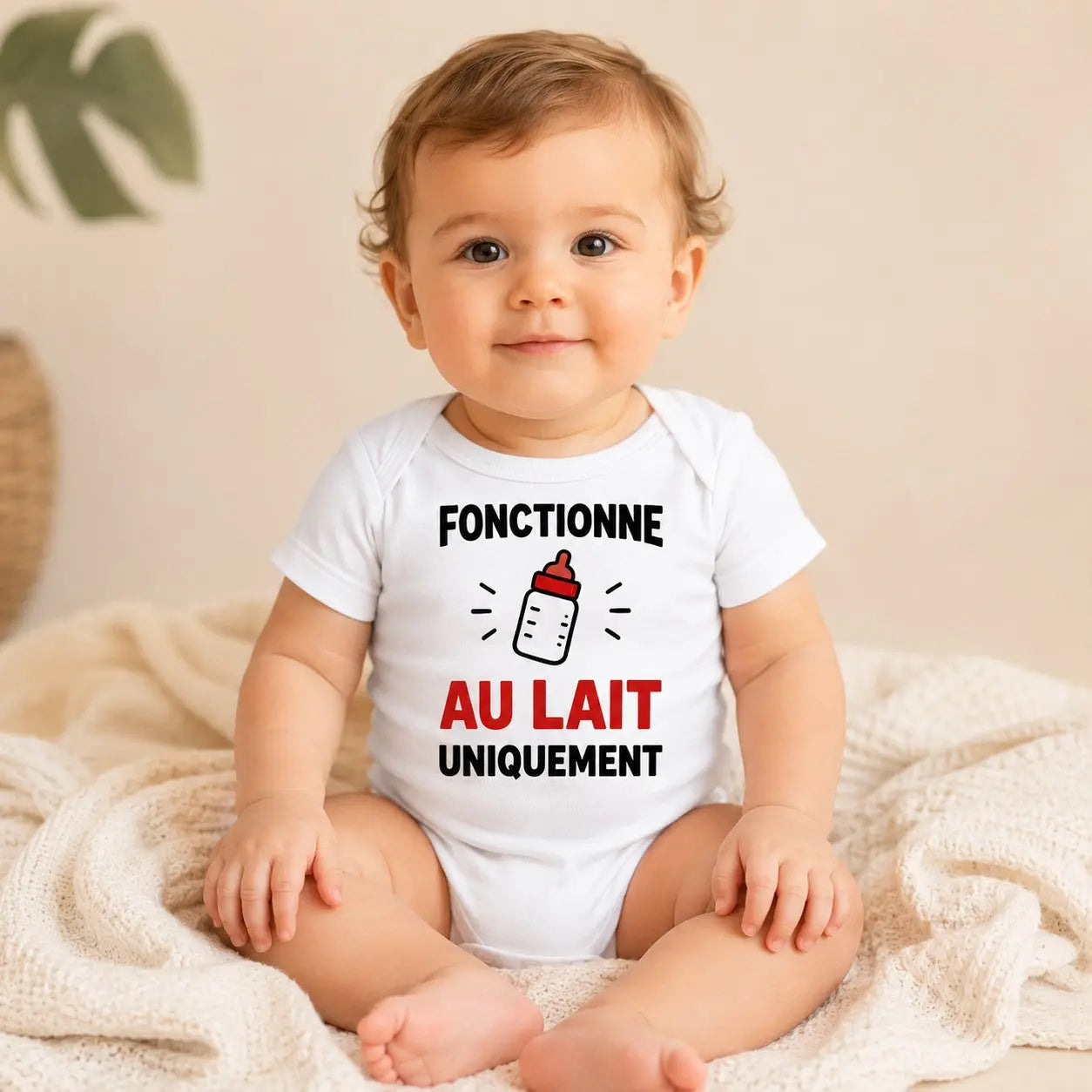 Body bébé NDC — Fonctionne au lait uniquement blanc - porté mannequin bébé