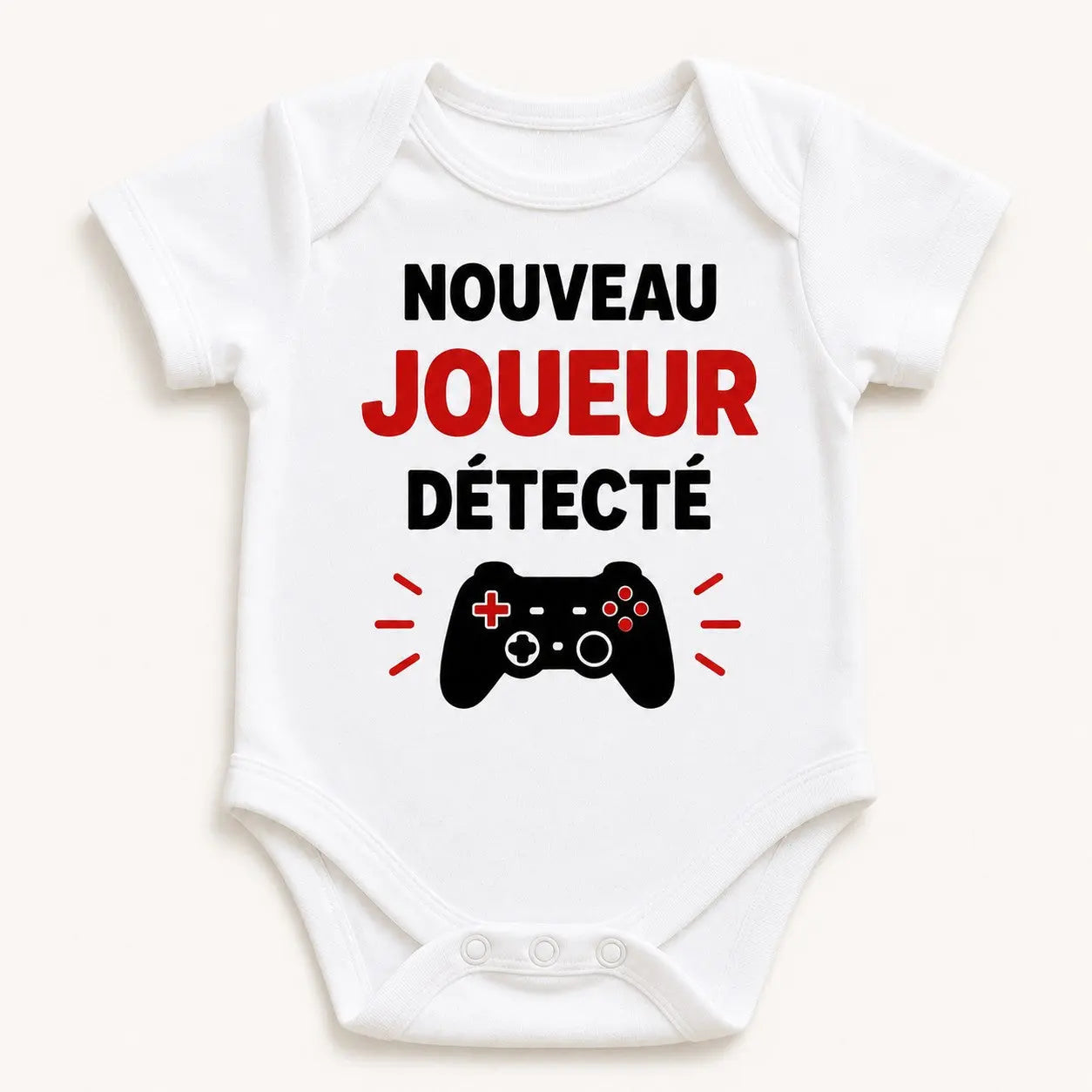 Body bébé NDC — Nouveau joueur détecté blanc - visuel principal
