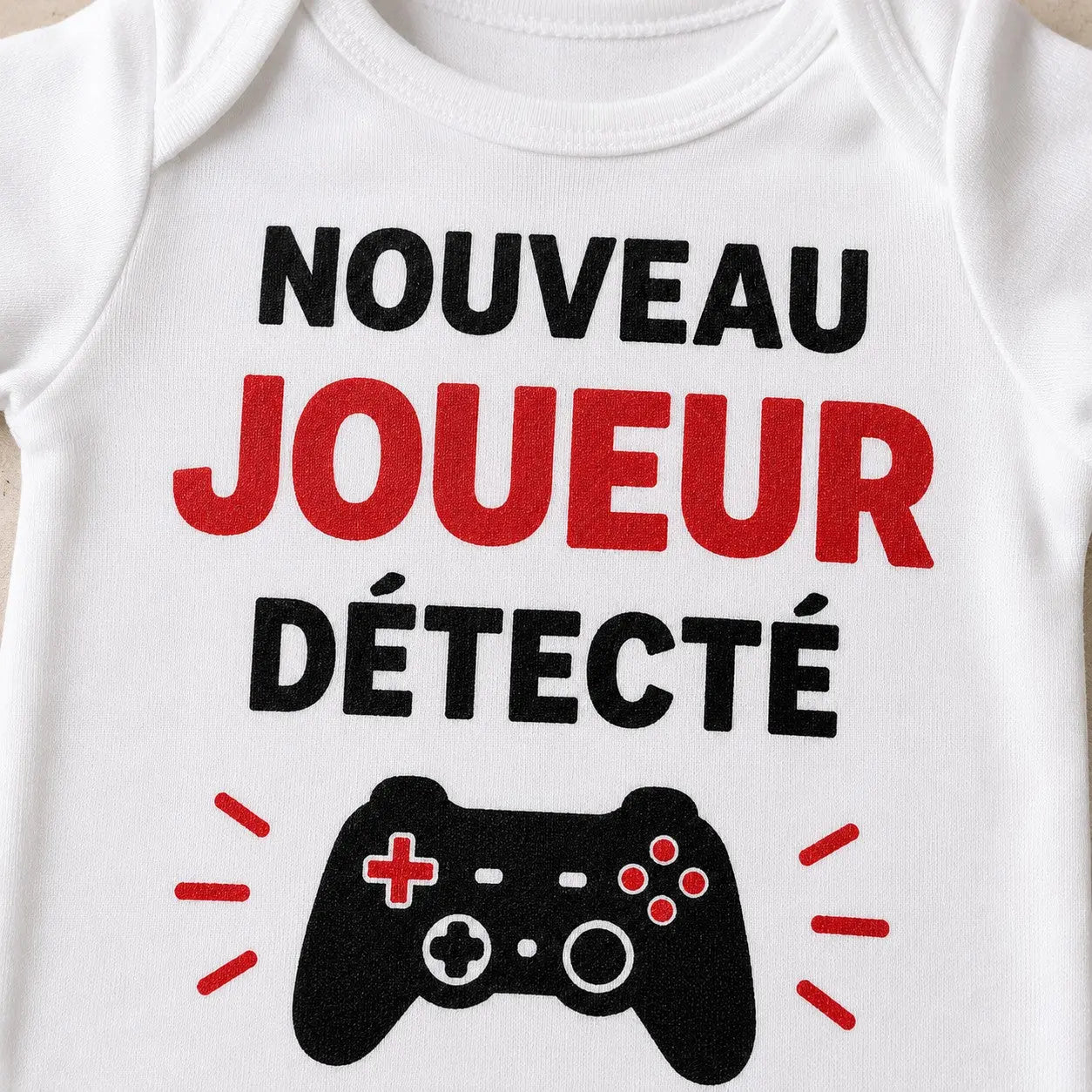 Body bébé NDC — Nouveau joueur détecté blanc - visuel principal