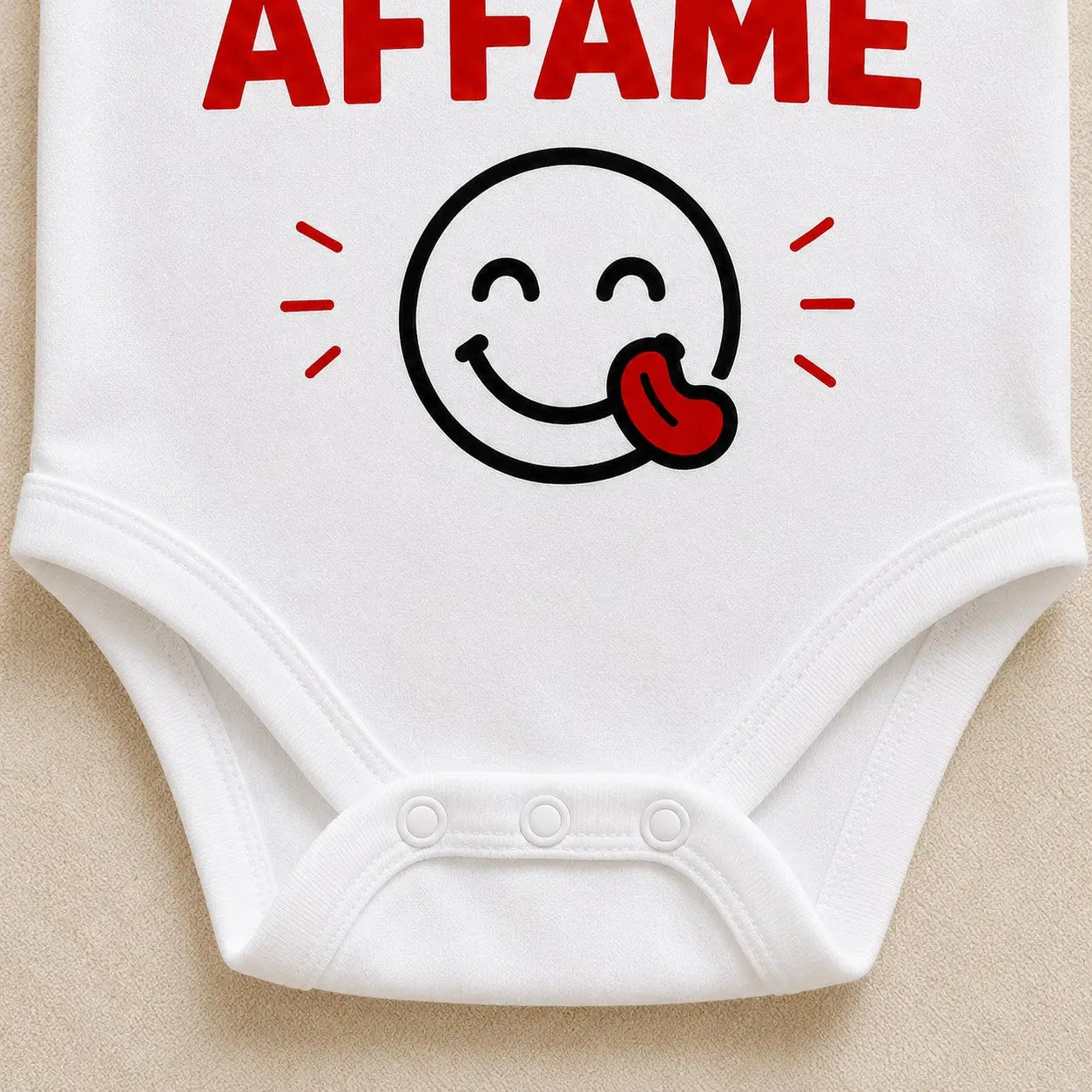 Body bébé NDC — Petit mais affamé blanc - zoom bas