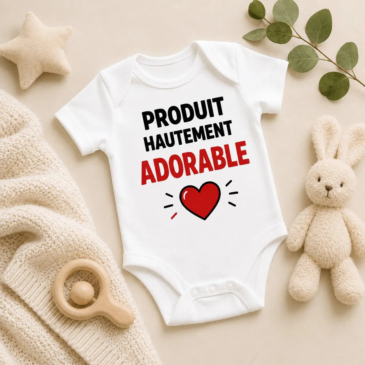 Body bébé NDC — Produit hautement adorable blanc - lifestyle