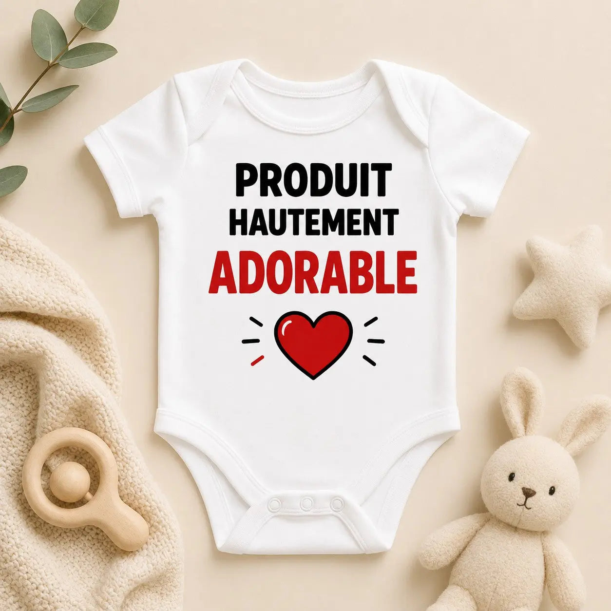 Body bébé NDC — Produit hautement adorable blanc - lifestyle