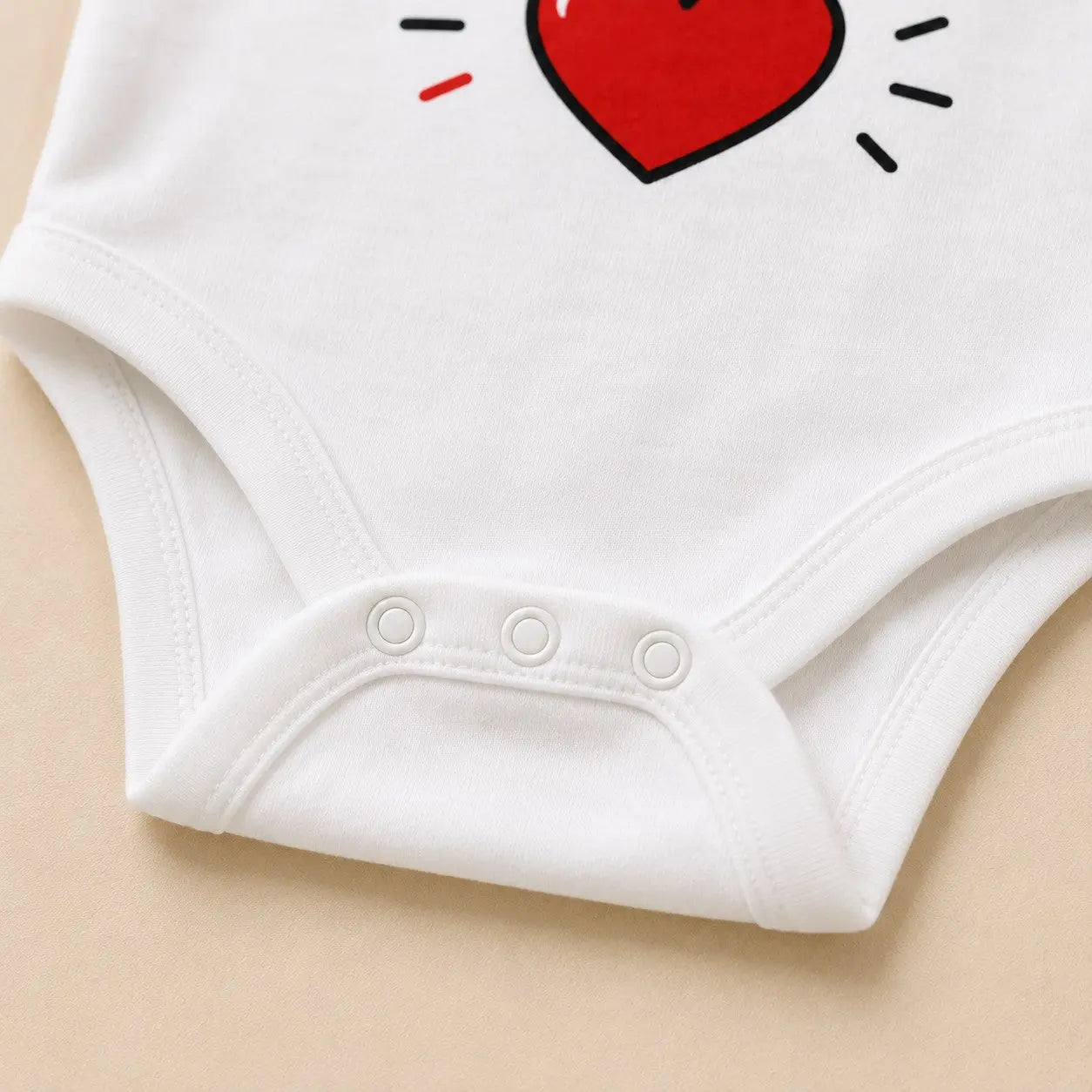 Body bébé NDC — Produit hautement adorable blanc - zoom bas