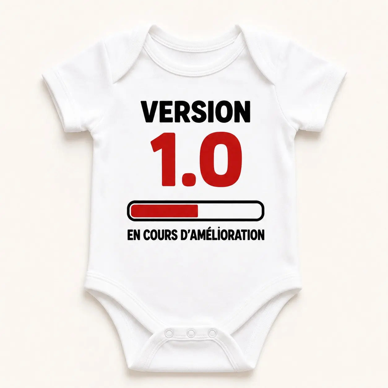 Body bébé NDC — Version 1.0 en cours d'amélioration blanc - packshot fond blanc