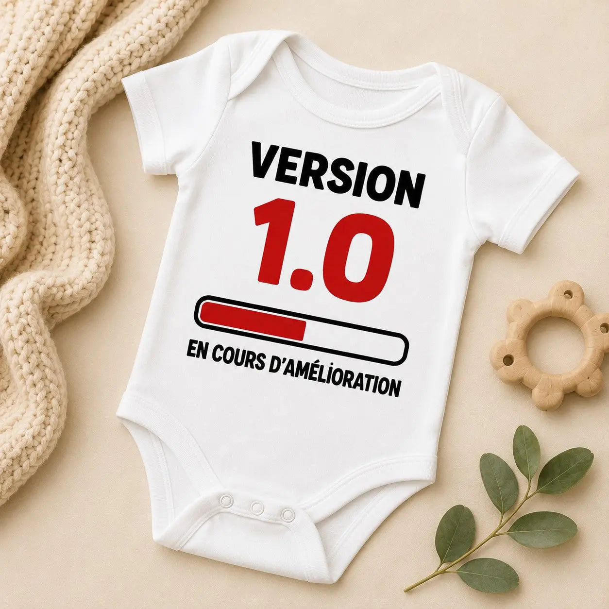 Body bébé NDC — Version 1.0 en cours d'amélioration blanc - lifestyle