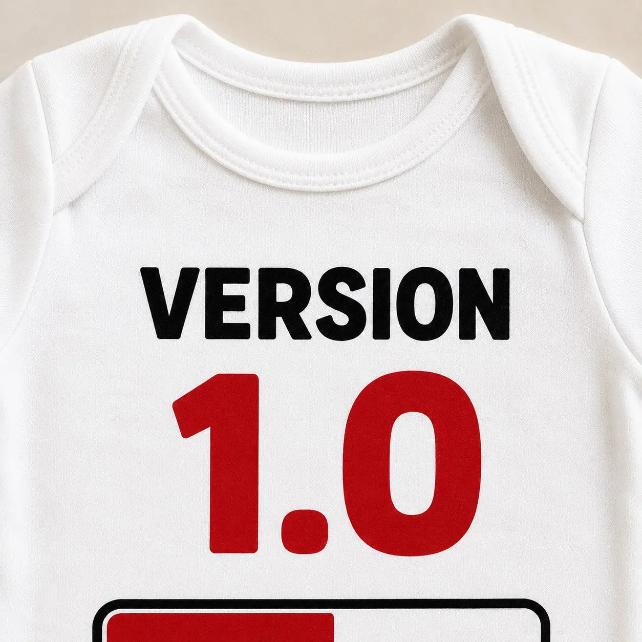 Body bébé NDC — Version 1.0 en cours d'amélioration blanc - zoom poitrine