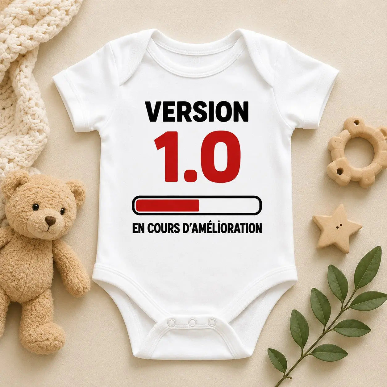 Body bébé NDC — Version 1.0 en cours d'amélioration blanc - visuel principal