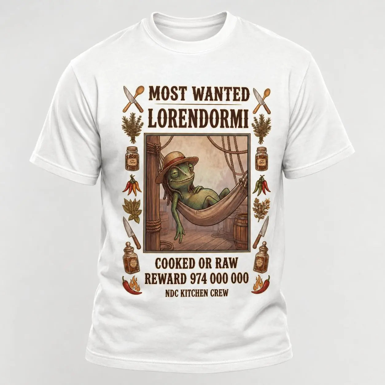 T-shirt NDC — Lorendormi Natural Di Cooking