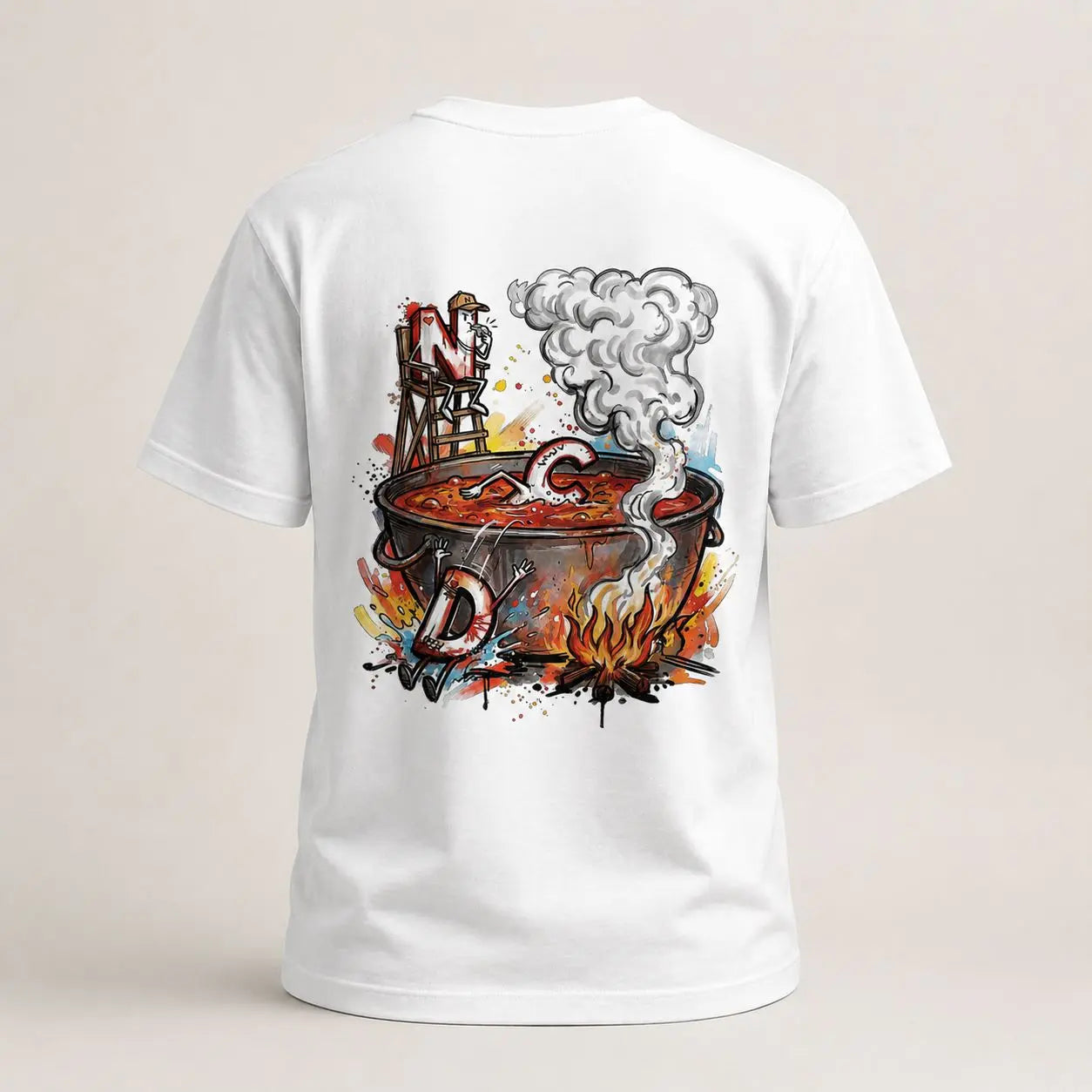 T-shirt NDC — Marmite Splash 974 Natural Di Cooking
