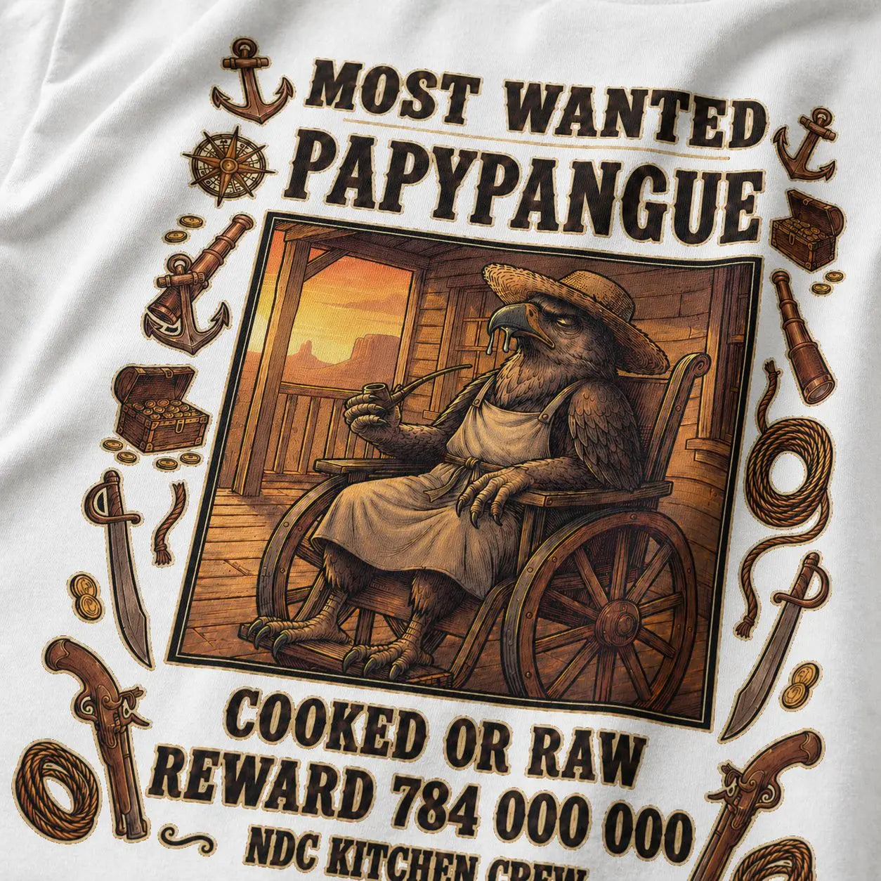 T-shirt NDC — Papypangue Natural Di Cooking
