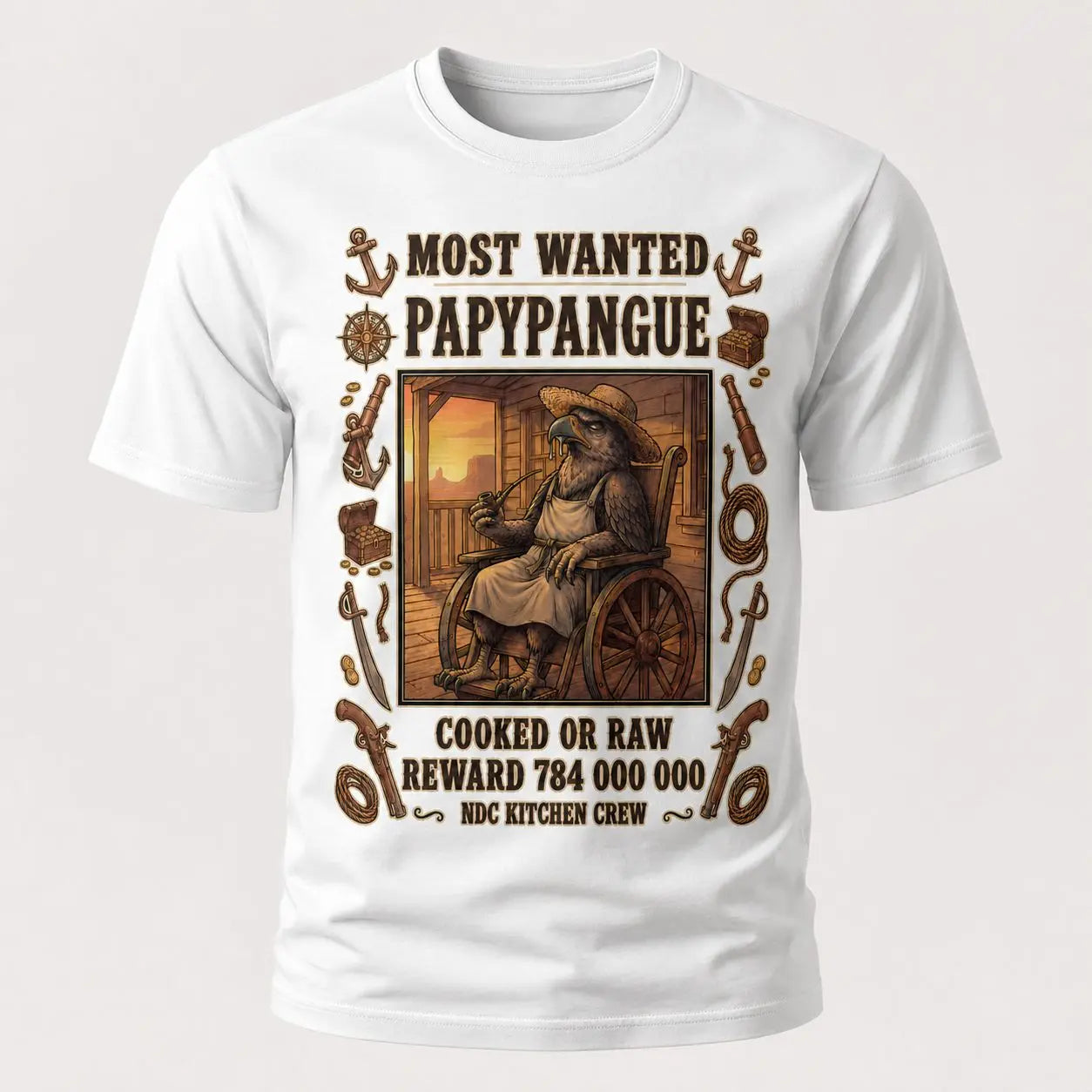 T-shirt NDC — Papypangue Natural Di Cooking