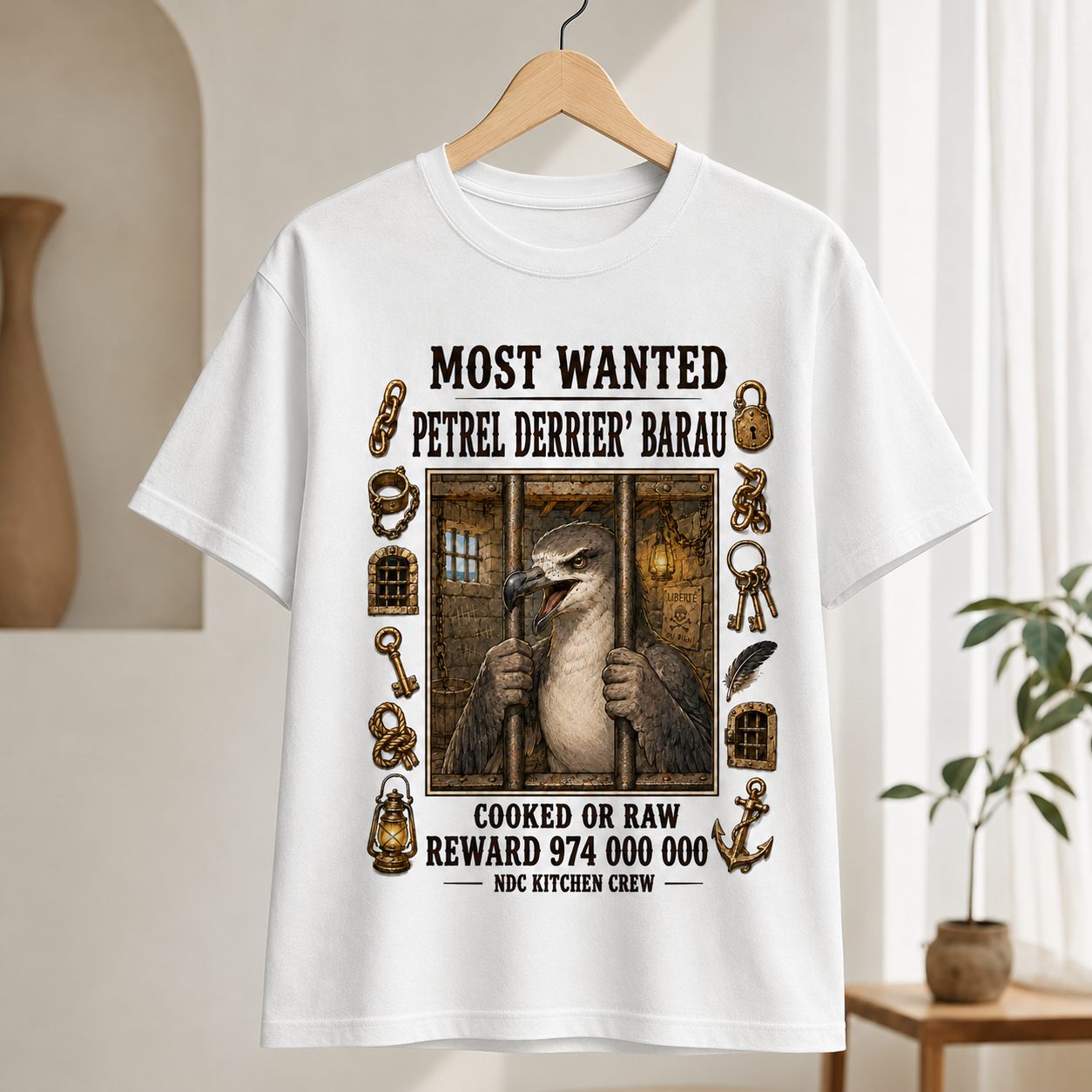 T-shirt NDC — Pétrel derrier' Barau Natural Di Cooking
