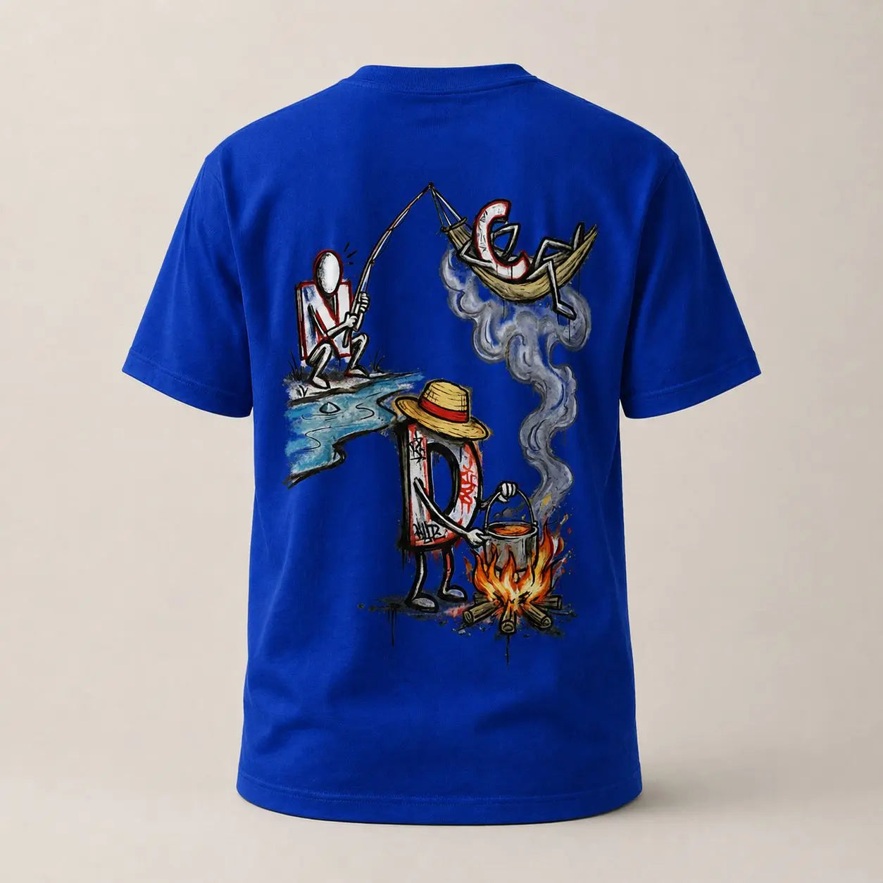 T-shirt NDC — River Di Fire 974 Natural Di Cooking