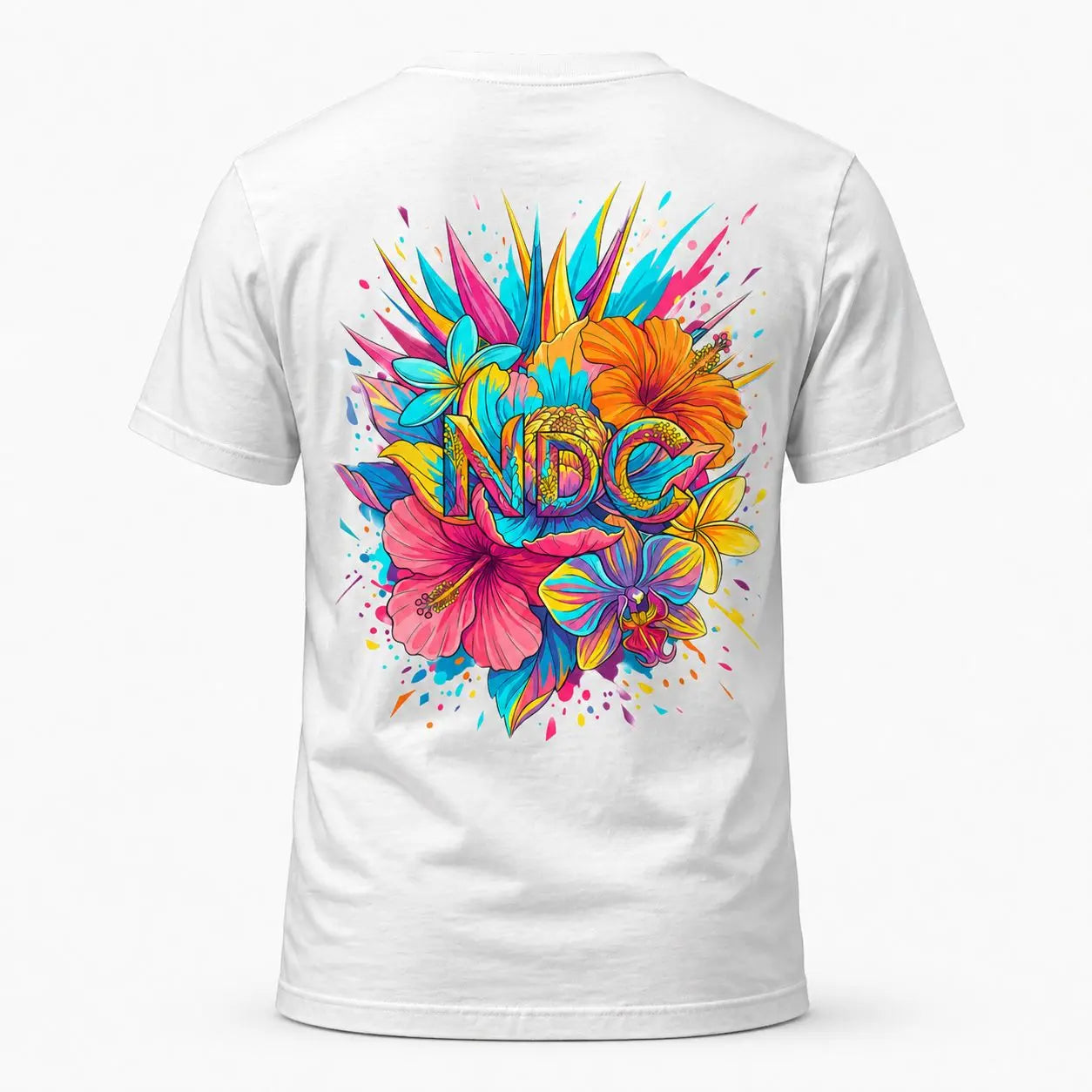 T-shirt NDC — Tropical Bloom Natural Di Cooking