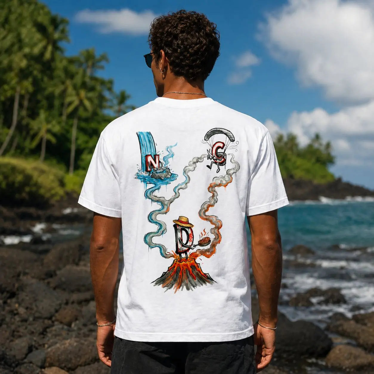 T-shirt NDC — Volcano Flow 974 Natural Di Cooking