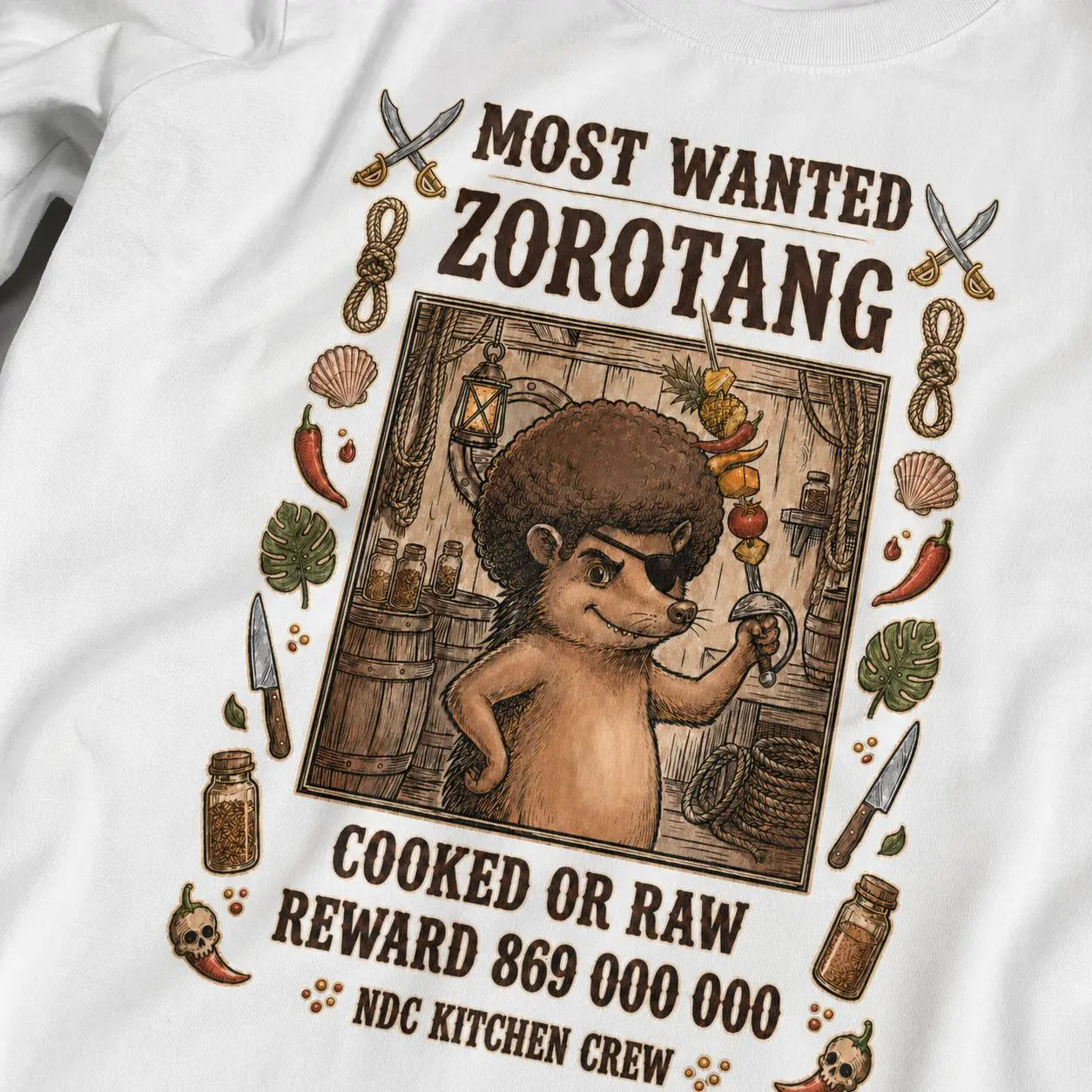 T-shirt NDC — Zorotang Natural Di Cooking