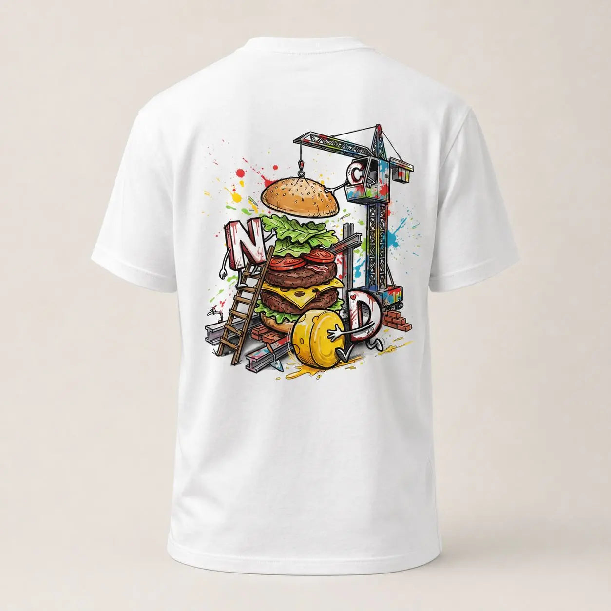 T-shirt NDC — Burger Builder 974 Natural Di Cooking