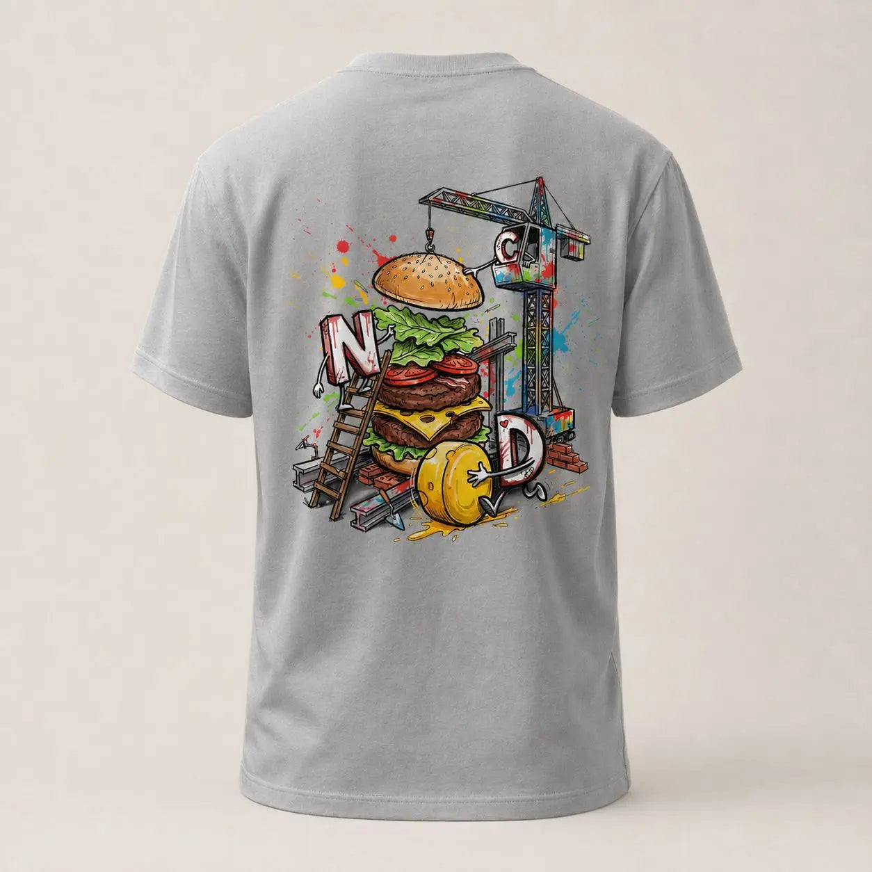 T-shirt NDC — Burger Builder 974 Natural Di Cooking