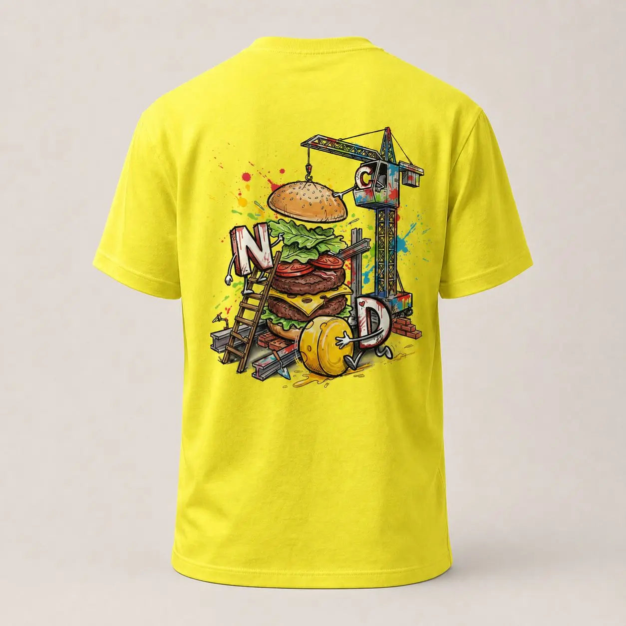 T-shirt NDC — Burger Builder 974 Natural Di Cooking