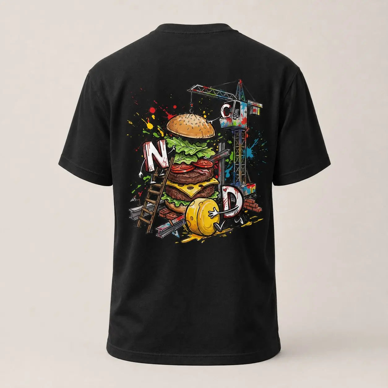 T-shirt NDC — Burger Builder 974 Natural Di Cooking