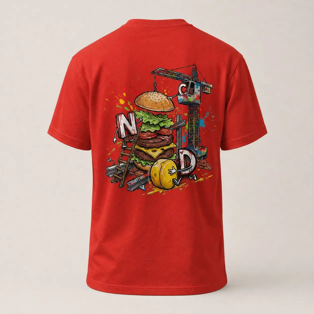 T-shirt NDC — Burger Builder 974 Natural Di Cooking