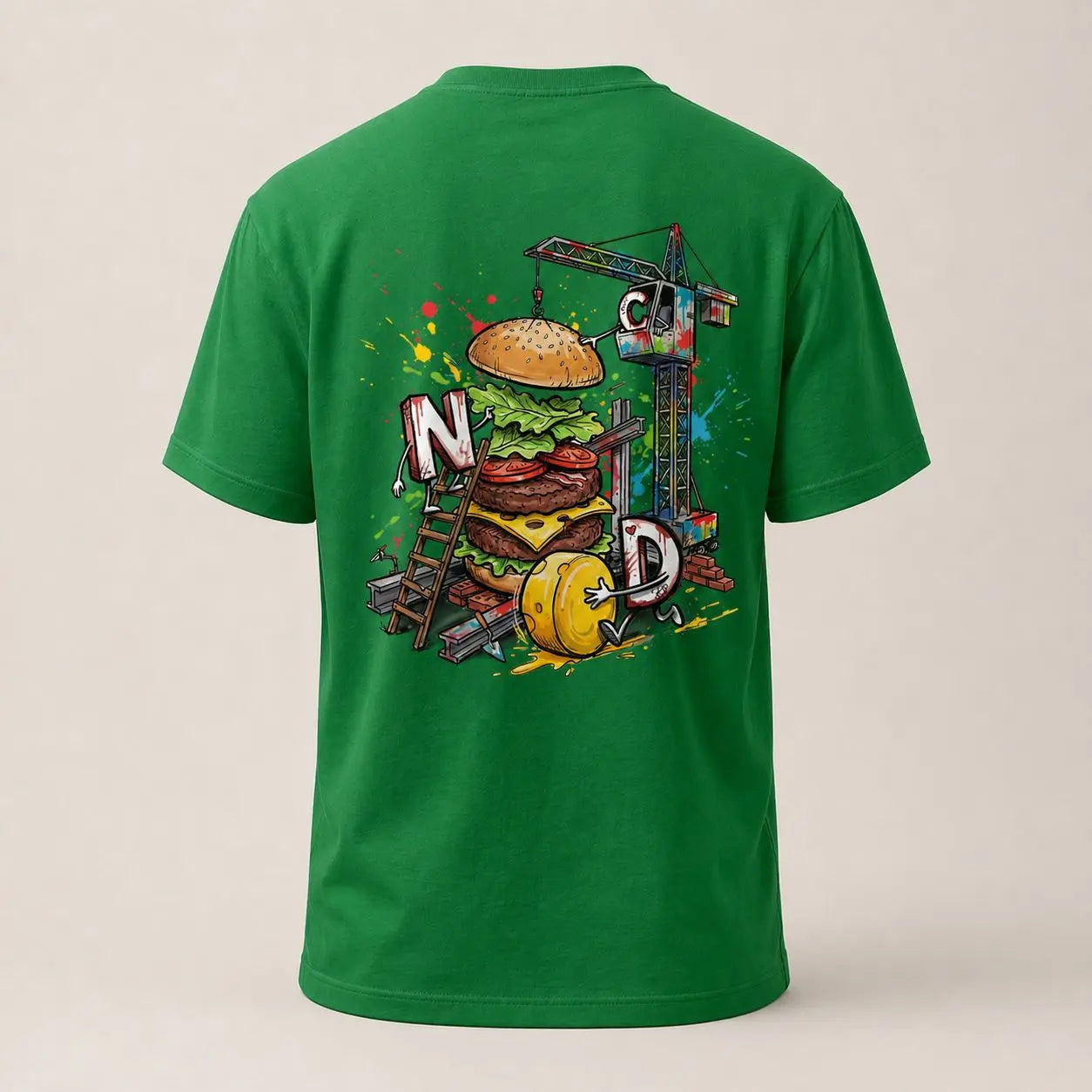 T-shirt NDC — Burger Builder 974 Natural Di Cooking