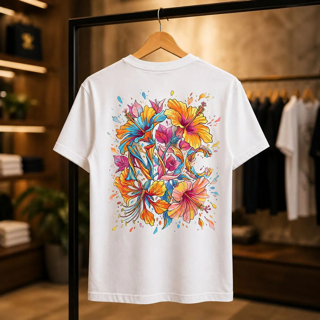 T-shirt NDC Fleur Éclatante Natural Di Cooking