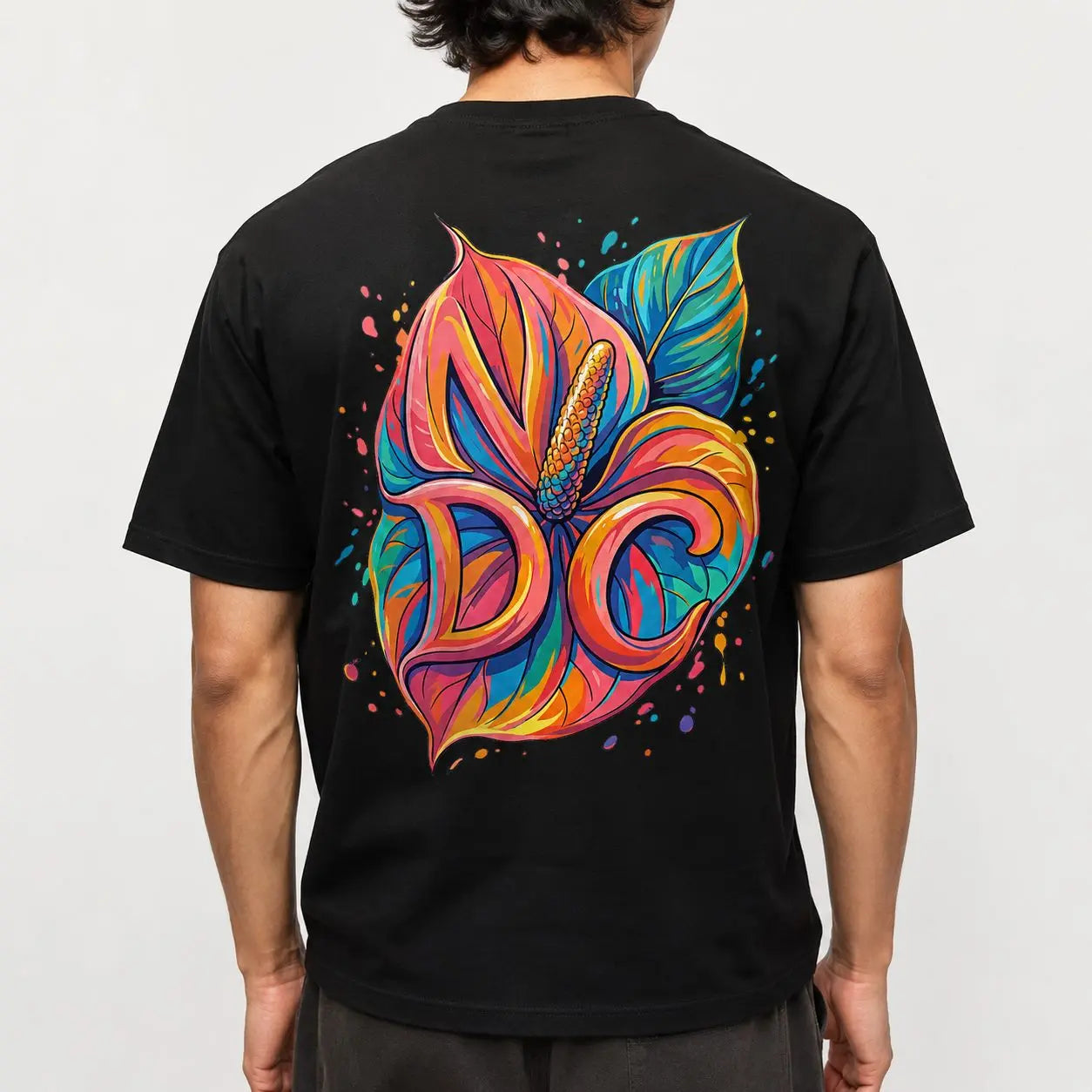 T-shirt NDC — Anthurium Pop Natural Di Cooking