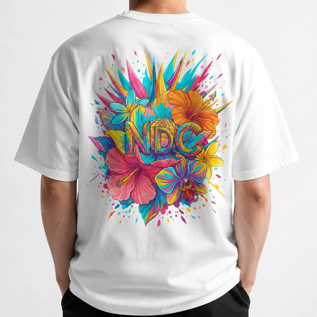 T-shirt NDC — Tropical Bloom Natural Di Cooking