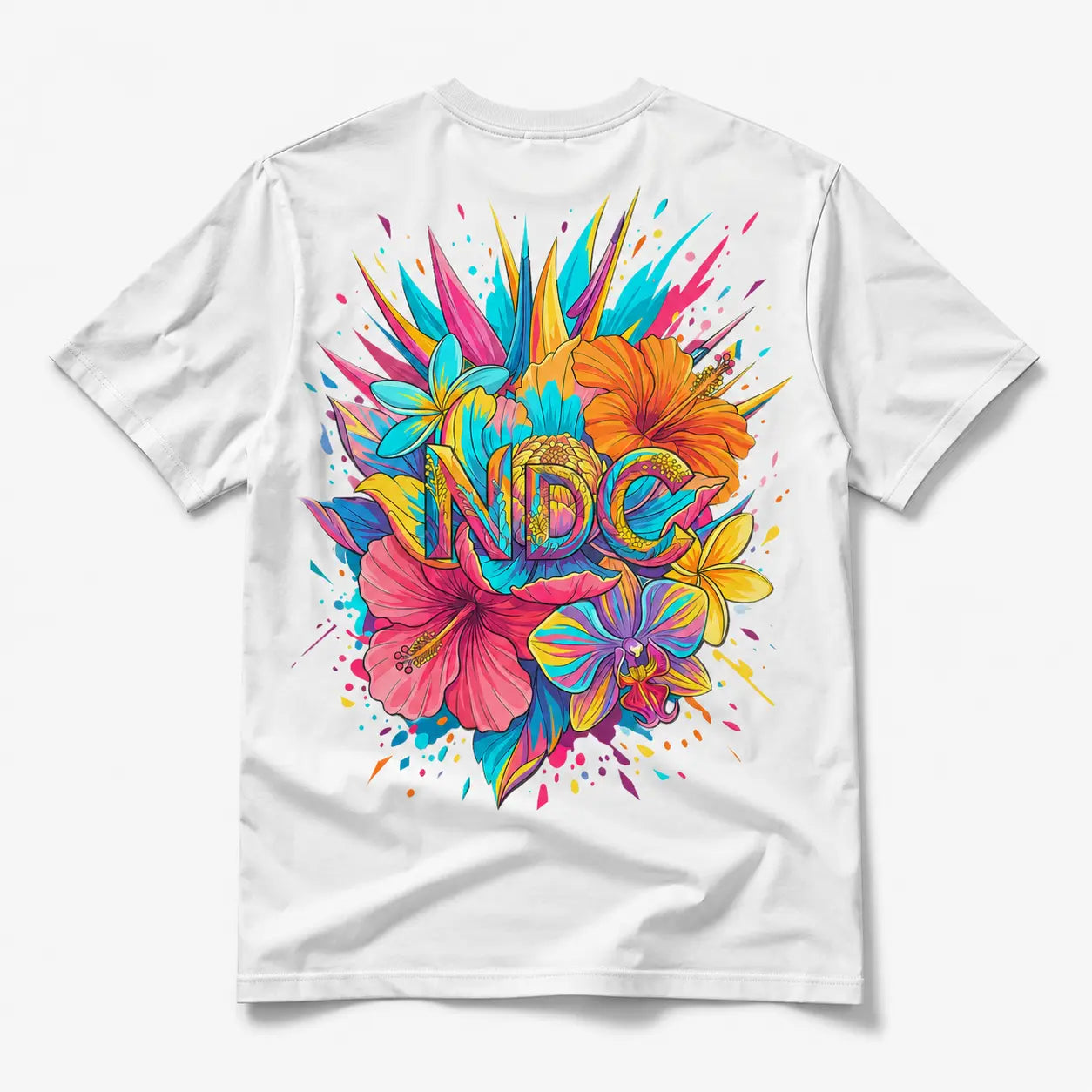 T-shirt NDC — Tropical Bloom Natural Di Cooking