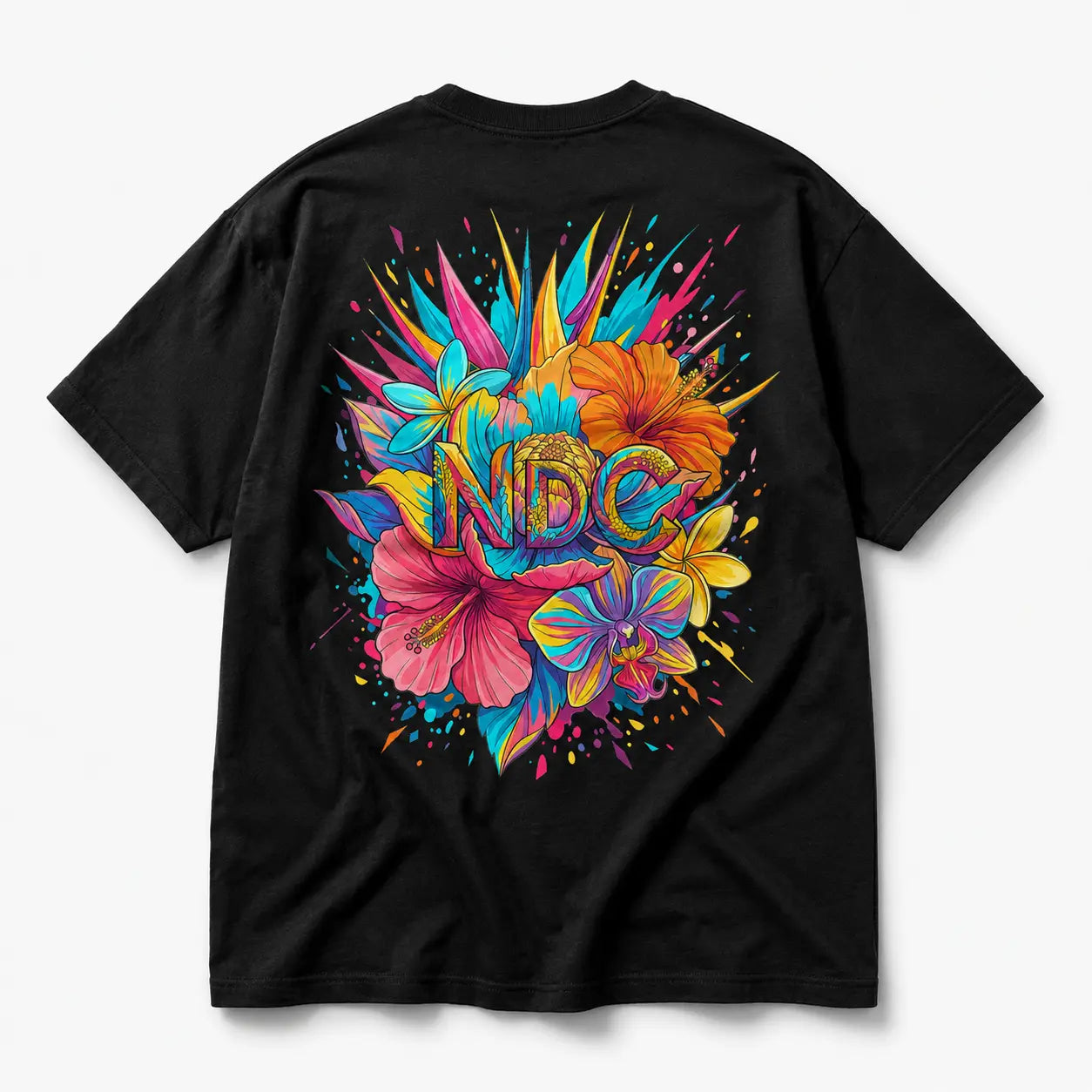 T-shirt NDC — Tropical Bloom Natural Di Cooking