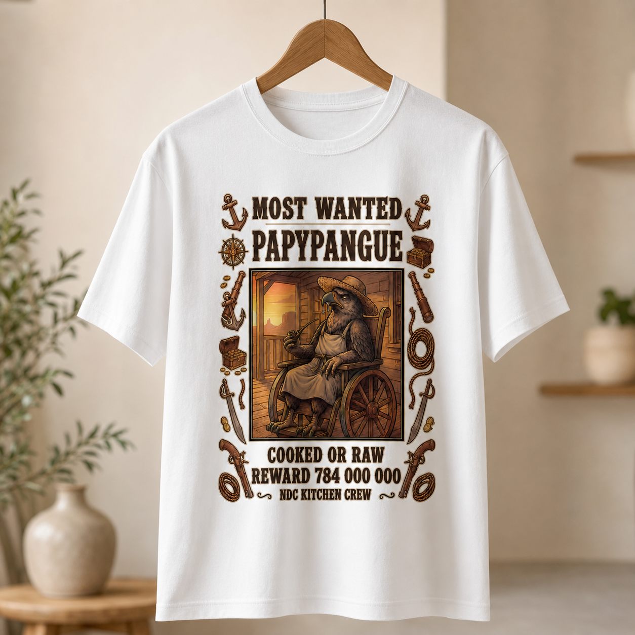 T-shirt NDC — Papypangue Natural Di Cooking