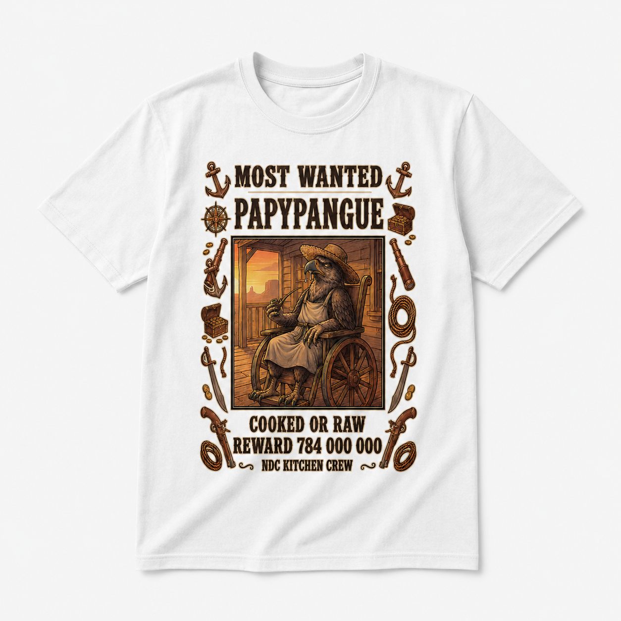 T-shirt NDC — Papypangue Natural Di Cooking