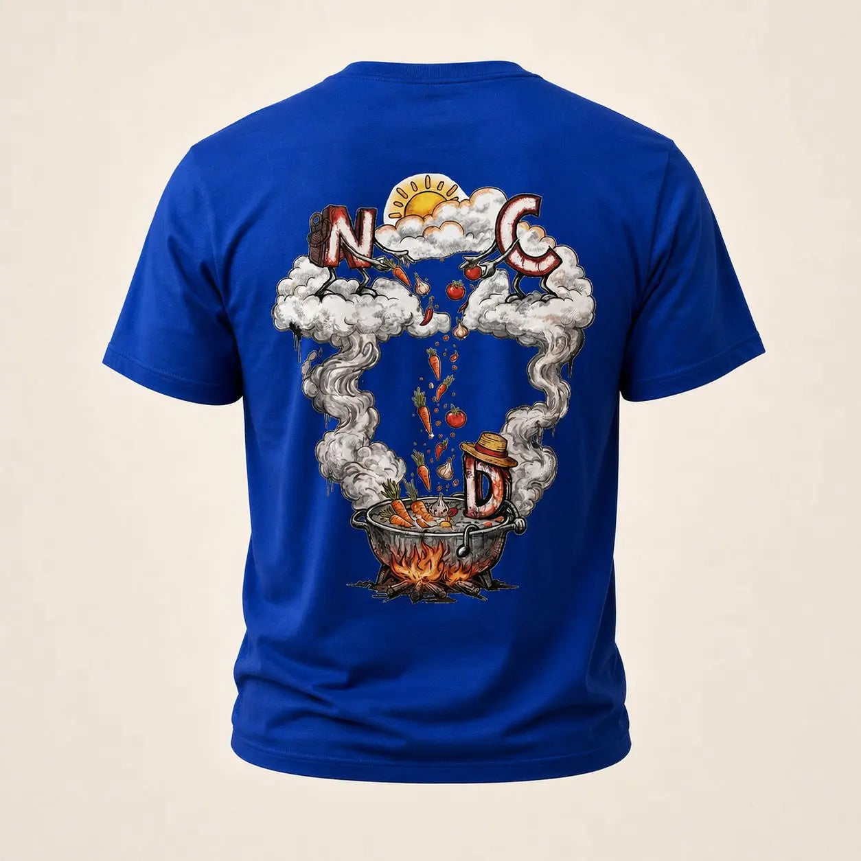 T-shirt NDC — Street Marmite 974 Natural Di Cooking