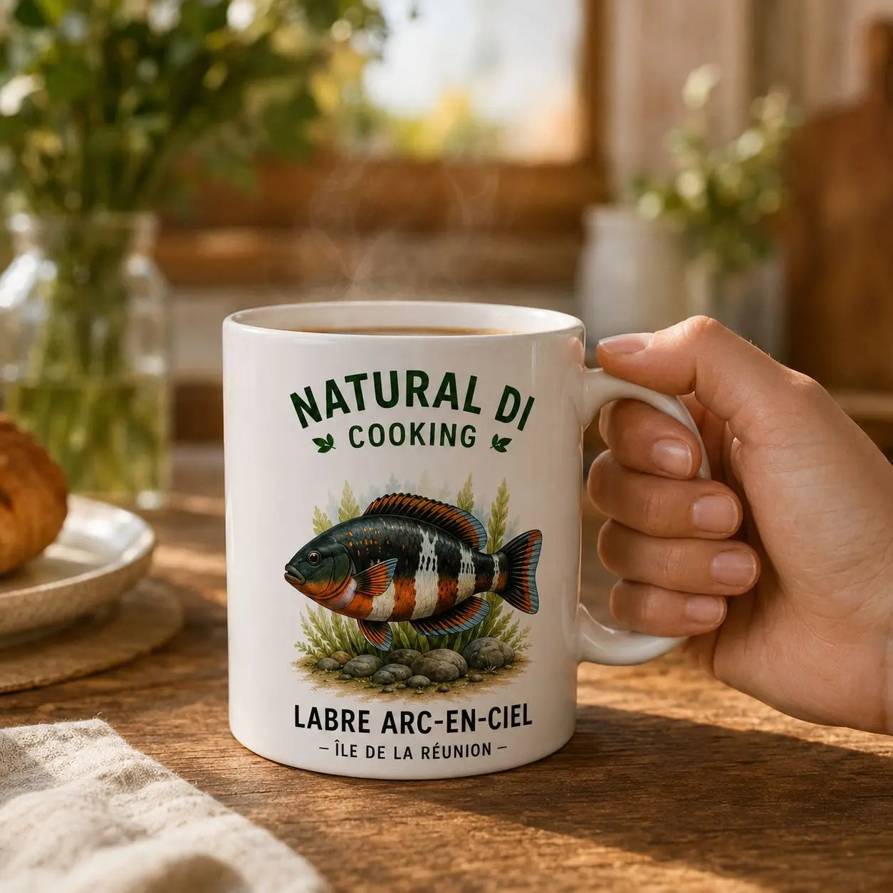 Mug Labre Arc-en-Ciel - Mise en situation lifestyle