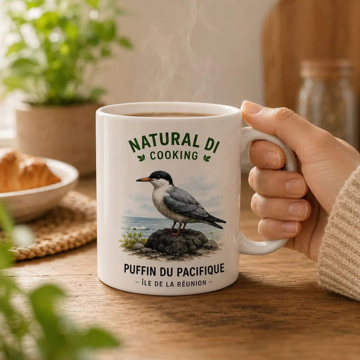 Mug Puffin du Pacifique - Mise en situation lifestyle