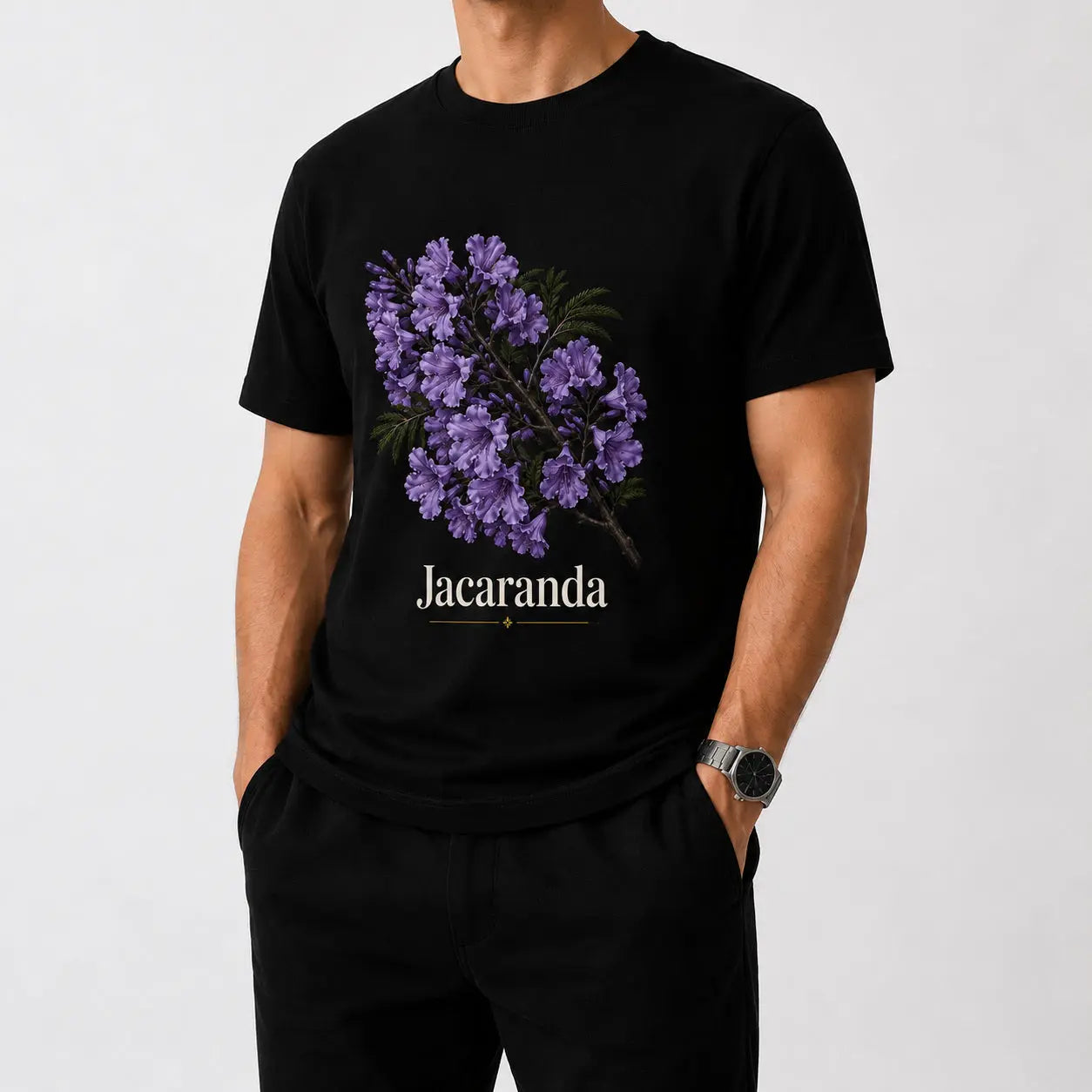 T-shirt NDC — Jacaranda noir - sur cintre